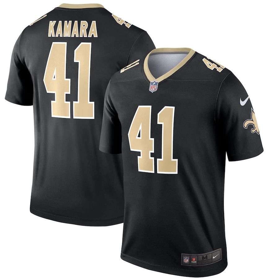 Men New Orleans Saints #41 Alvin Kamara Nike Black Legend NFL Jersey->new orleans saints->NFL Jersey